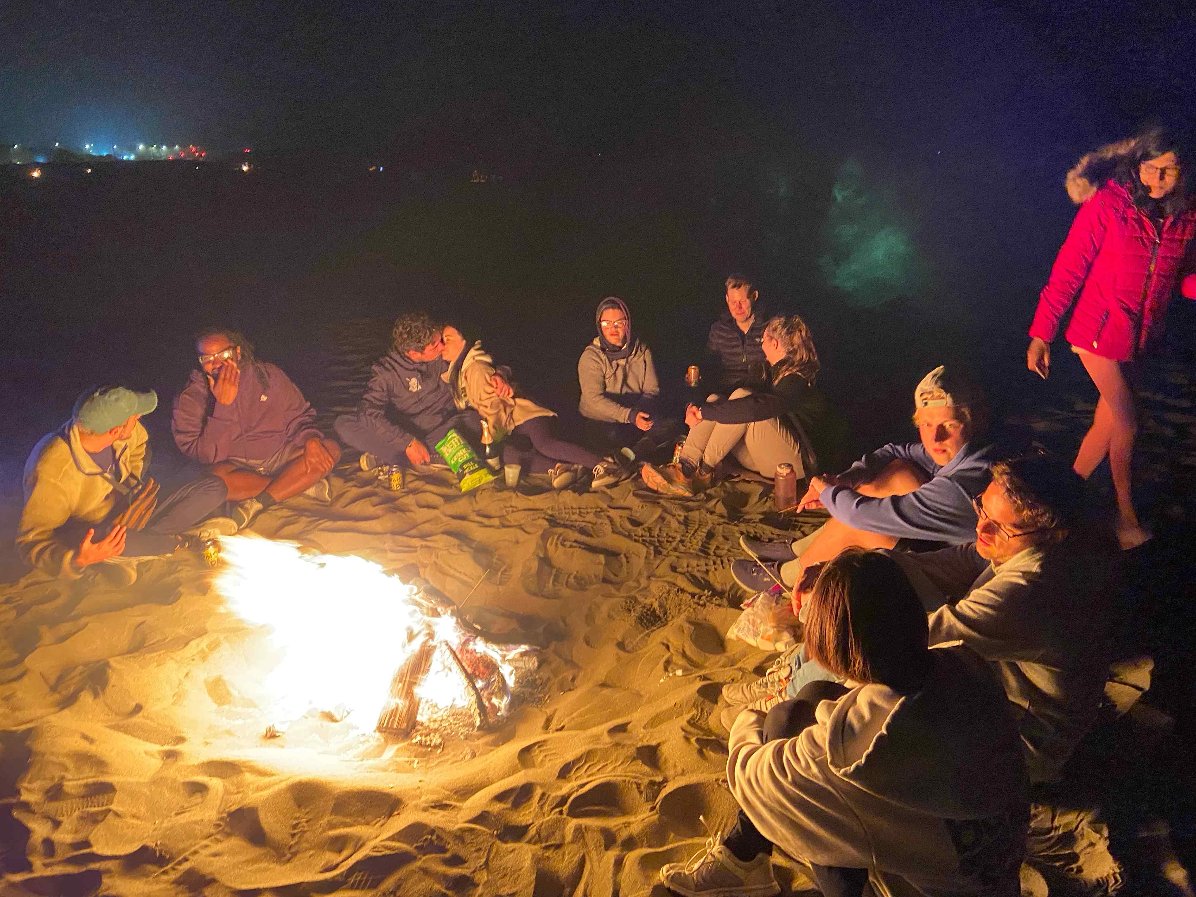 Beach bonfires