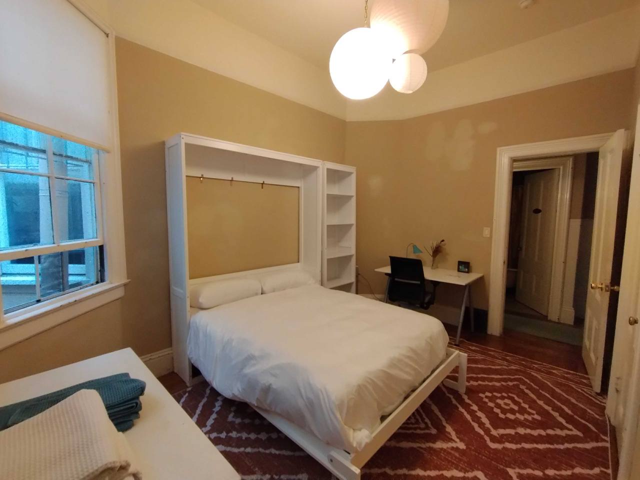 Minimalist Room with Murphy bed