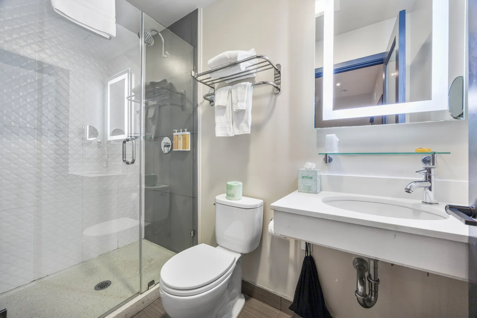 Queen room bathroom
